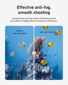 TELESIN Waterproof Case for DJI Osmo Action 6 | Underwater Protective Housing with Anti-Fog Insert, 60M/196FT Deep Scuba Diving Snorkeling for Action 6