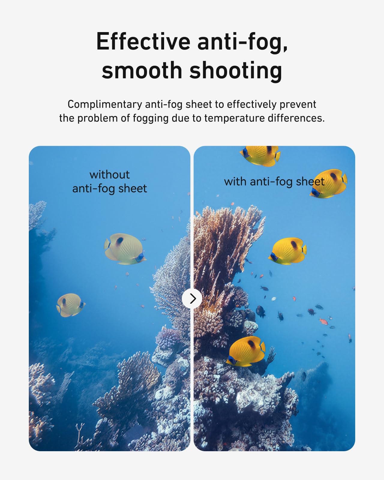TELESIN Waterproof Case for DJI Osmo Action 6 | Underwater Protective Housing with Anti-Fog Insert, 60M/196FT Deep Scuba Diving Snorkeling for Action 6