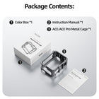 TELESIN Metal Frame Aluminum Cage with Cold Shoe for Insta360 Ace/Ace Pro | Quick Release Aluminum Frame Accessories Protective Housing Shell