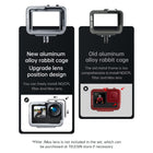 TELESIN Aluminum Alloy Cage Combo Set for GoPro Hero 11 Hero 10 Hero 9 Black Metal Housing Supports Vertical Shooting