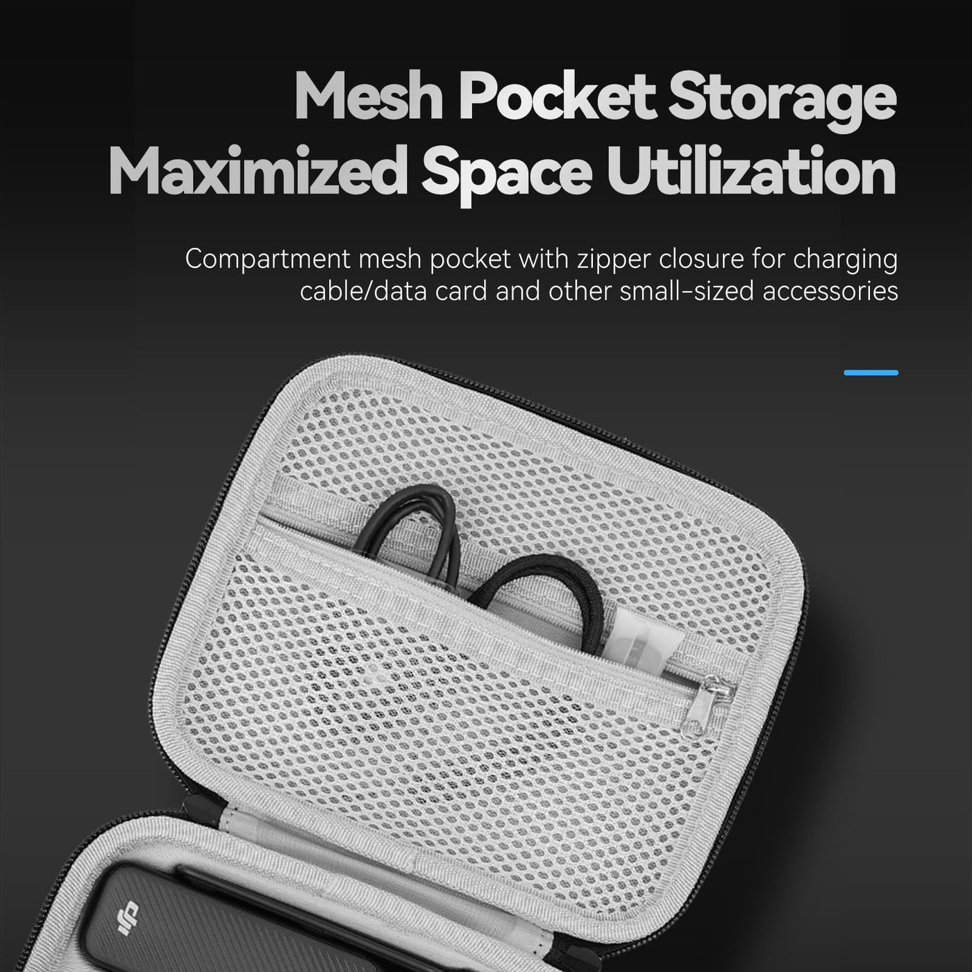 TELESIN Hard Shell Storage bag for DJI Osmo Pocket 3 Creator Combo | Carrying Case for DJI Pocket 3 Action Camera