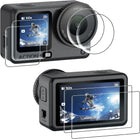 Telesin 2-Pack Tempered Glass Screen Lens Protector for DJI Osmo Action 6