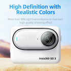 TELESIN Tempered Glass Screen & Lens Protector for Insta360 GO 3 Action Camera | HD Ultra Clear Waterproof Dust-proof Anti-Scratch for Insta360 GO3 Accessories