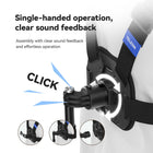 TELESIN S2 Upgraded Quick Release Chest Mount Compatible with GoPro Insta360 DJI Osmo | Action Camera Chest Strap Harness