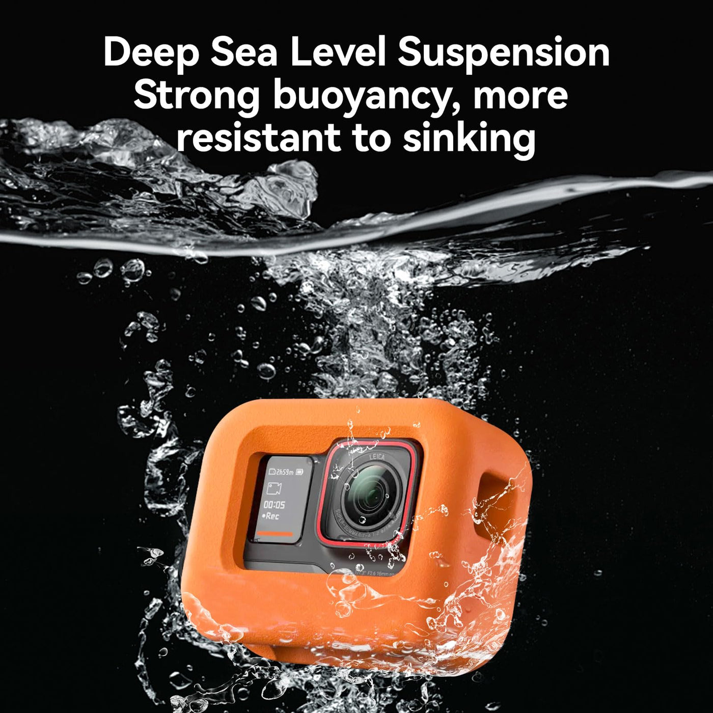 TELESIN Floating Case for Insta360 Ace/Ace pro | Snorkeling, Surfing Floaty Frame Compatible with Insta360 Ace/Ace Pro