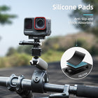 TELESIN Magnetic Quick Release Mount for Insta360 Ace/Ace Pro | Aluminum Snap-On Magnetic Two-Claw Base Mount with 1/4" Screw Hole