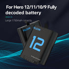 TELESIN Battery for GoPro HERO12 HERO11 HERO10 HERO9 Black | Camera Battery for GoPro 12 11 10 9 - Black