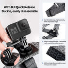 TELESIN Head Strap Mount 180° Rotation Front & Back Dual Angle with Quick Release Hat Clip Compatible with GoPro Hero 11 10 9 8 7 6 MAX Insta360 One R One X2 GO2 DJI Action 2 Osmo Action Pocket