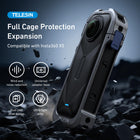Telesin Aluminum Metal Full Cage Frame Case for Insta360 X5