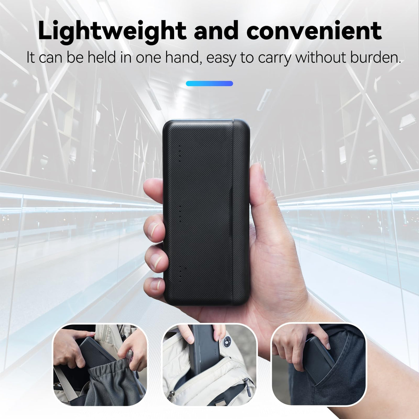 TELESIN Triple Slot Battery Charger for DJI Osmo Action 3 4 | Battery Charging Carry Case with Type-C Cable for Action 3/4