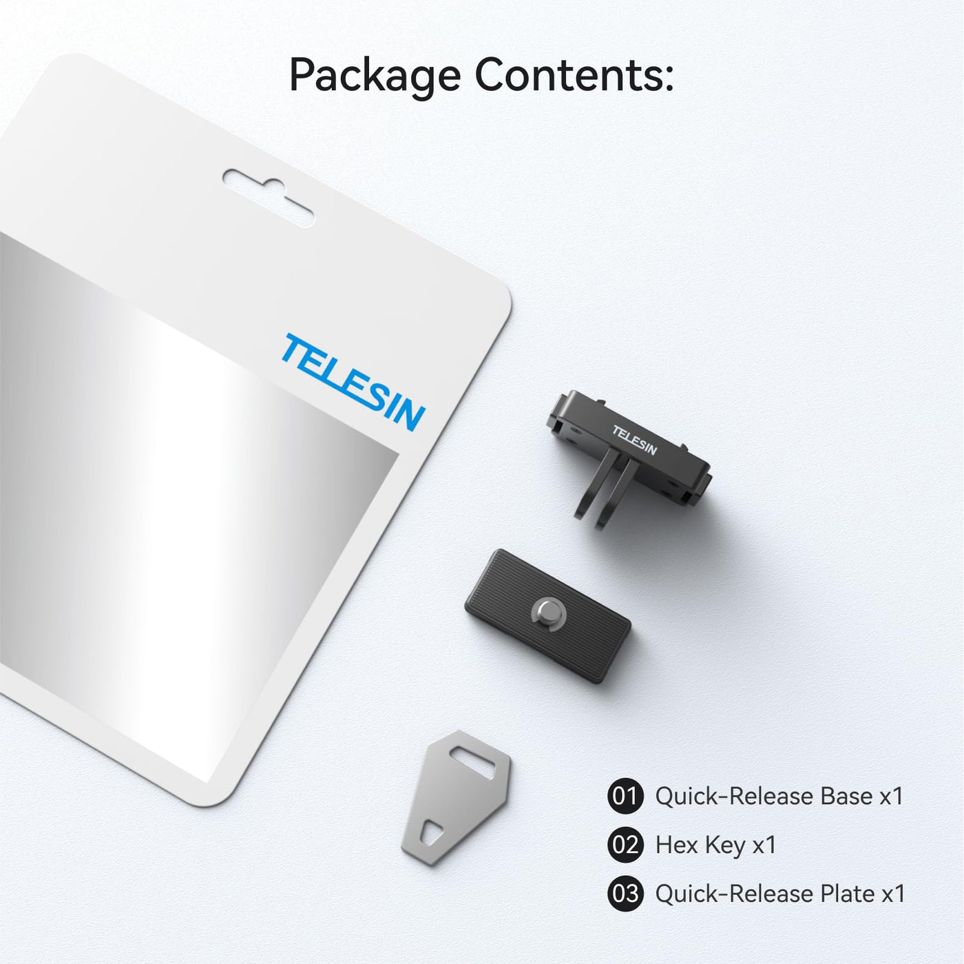 TELESIN Magnetic Quick Release Mount Set for Insta360 Ace/Ace Pro/Ace Pro 2, Insta360 X2/X3/X4/X5 | Metal Connection Plate Adapter for Insta 360 Ace Series, X Series Action Camera
