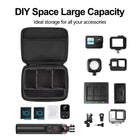 Telesin Action Camera Carrying Case with Customizable Divider