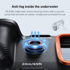TELESIN Underwater Mobile Phone Waterproof Dive Case | 20 Meter Depth Diving Snorkeling Universal Dive Housing Handle Grip for iPhone, Samsung and Most Smartphones