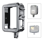 TELESIN Aluminum Alloy Cage Combo Set for GoPro Hero 11 Hero 10 Hero 9 Black Metal Housing Supports Vertical Shooting