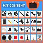 iGeek 65pcs Action Camera Accesories Kit | All in One Bundle Accesories Pack for GoPro Insta360 DJI Osmo Sports Cameras