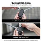 TELESIN Mobile Phone Magnetic Neck POV Mount | MagSafe Compatible Cell Phone Neck Holder Vlog Selfie Mount Hand Free Chest Stand for iPhone 16 15 14 13 12 Series Android Phones