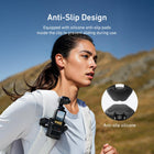 TELESIN Quick Release Backpack Strap Mount for DJI Osmo Pocket 3 | One-Handed Clip Holder with Dual Lock, Anti-Slip Silicone Pad, Fits Most Backpack Straps, Outdoor POV Accessory