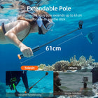 Telesin Floating Hand Grip Tripod Waterproof Extendable Selfie Stick