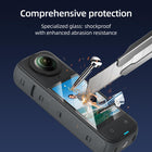 TELESIN Tempered Glass Screen Protector for Insta360 X4 | Anti-Fingerprint Screen Protection HD Film