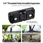 TELESIN Quick Release Base Mount For Insta360 X4 | Magnetic Aluminum Two-Claw Adapter with 1/4" Screw