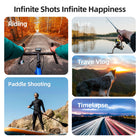 TELESIN Magnetic Action Camera Mount, Chest Neck Snap Mount Halter Set Compatible with GoPro, Insta360, DJI Osmo Action