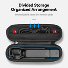TELESIN Mini Carry Case for DJI Osmo Pocket 3 | Portable Storage Bag with Hand Strap for Osmo Pocket 3
