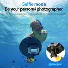 TELESIN Waterproof Dome Port for DJI Osmo Action 3 4 Camera | Underwater Housing Case with Floating Handle Grip Diving Snorkeling Accessories
